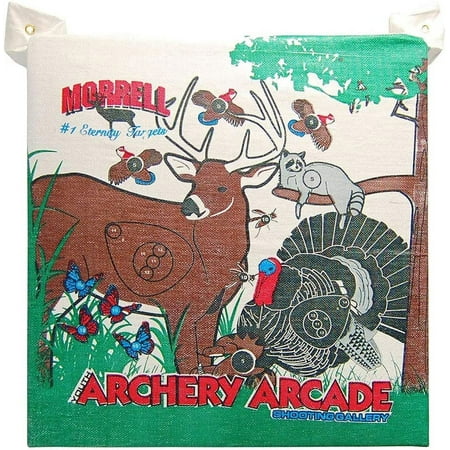 Morrell Youth 18 Pound Children s Arcade Field Point Archery Bag Target for 30 Pound Bows with 2 Shooting Sides and Over 20 Animals