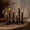 I, variant on Halloween Skeleton Flameless Taper Candles, Battery Operated, Antique Gold Finish Candelabra with LED Candles, Spooky Halloween Mantel and Table Decoration