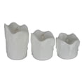 thumbnail image 1 of Amdohai 3Pcs Simulation Melting Candle Lamps Set Remote Control Birthday Party Christmas Decoration Electronic Candle Light (Cool white flashing), 1 of 8