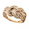 thumbnail image 2 of Charm Women Party 18k Yellow Gold Plated Ring Cubic Zircon Jewelry Sz 6-10, 2 of 5