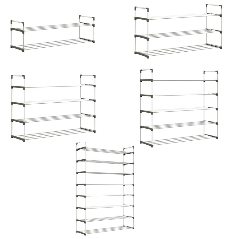 8 Tiers Shoe Rack Storage Organizer with Wheels for Closet – hitowofficial