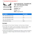 thumbnail image 2 of Front Tie Rod End Set - Compatible with 1998 - 2002 Oldsmobile Intrigue 1999 2000 2001, 2 of 2
