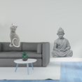 thumbnail image 2 of Figura decorativa de resina de mono y gato, escultura coleccionable, adorno para entrada, estantería, sala de estar, dormitorio, hotel, patio trasero., 2 of 8