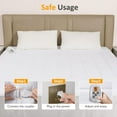 thumbnail image 5 of CozyHome Twin Electric Heated Mattress, Twin Size Bed Mattress Pad, Full Bed Warmer with 12-Hour Timer & 10 Heat Settings, Machine Washable, 39" x 75", 5 of 18