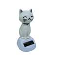 thumbnail image 2 of Cat Figurines Solar Powered Dancing Solar Shaking Head Kitten Toy Dashboard Ornament for Car Vehicle Home Office Window Decoration, 2 of 7