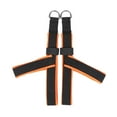 thumbnail image 3 of DimyFew 2 Pieces Pilates Straps Y Loops Reformer Strap for Beginner Gymnastics Women orange, 3 of 9
