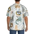 thumbnail image 3 of Kdxio Men'S Hawaiian Shirt For Men Short Sleeve Shirt Cute Colorful Animal Summer Casual Holiday Beach Button Down T-Shirts, 3 of 5