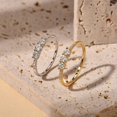 thumbnail image 4 of Alianza de boda LAVALE Moissanite chapada en oro amarillo de 18 quilates 8, 4 of 7