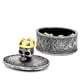 thumbnail image 5 of Set of 2 Black Skull Skeleton Head Organizer Jewelry Box Holder with Crown Halloween Skeleton Decorations Home Decor Skull Desktop Small Things Storag, 5 of 5