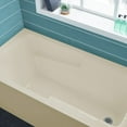 thumbnail image 5 of Voltaire 54" x 30" Right-Hand Drain Alcove Bathtub with Apron in Bisque, 5 of 11