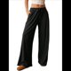 thumbnail image 2 of Pantalones Palazzo de Cintura Alta con Bolsillo y Pierna para Mujer, para Otoño e Invierno. Negro XXL, 2 of 9