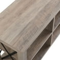 thumbnail image 6 of Evelyn&Zoe Sawyer Rectangular TV Stand for TV's up to 65", Gray Oak, 6 of 9