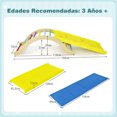 thumbnail image 3 of Costway Set Escalera Abovedada 4 en 1 para Niños Juguete de Arco de Madera con Rampa Reversible para Escalar y Deslizar Interior Exterior Multicolor, 3 of 9