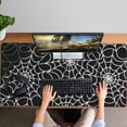 thumbnail image 4 of Long Mouse Pads for Desk,Halloween Spider Web Pattern Desk Mats on Top Of Desks, Desk Mouse Pad Extra Large with 3mm Non-Slip Base and Stitched Edge for Gaming,Office,Work,Home 47.3x23.6in, 4 of 5