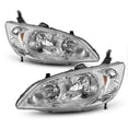 thumbnail image 7 of AKKON - Fits 2004 2005 Honda Civic Headlights Front Headlamps Pair Direct Replacement, 7 of 7