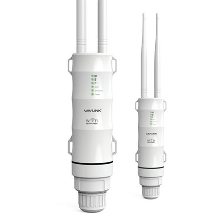 Wavlink 300Mbps Wireless Access Point High Power N300 Outdoor PoE WiFi Range Extender/Router/Repeater/WiFi Signal Booster Weatherproof With 1000mW Omni-directional