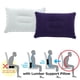 thumbnail image 4 of Almohada para acampar - Almohada inflable - Almohadas de viaje para mochileros y aviones, almohadas inflables con soporte lumbar, almohadas ultraligeras, comprimibles, cómodas y ergonómicas, 4 of 6