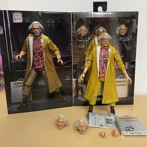 NECA Regreso al futuro Figura de acción Marty McFly Biff Griff Tannen Doc Brown Empapado Hazviruses Martin Joker Payaso Modelo de jugueteG con caja zhangmengya unisex