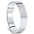 thumbnail image 2 of Pompeii 5mm Flat High Polished Wedding Band 10K White Gold Comfort Fit (,), 2 of 2