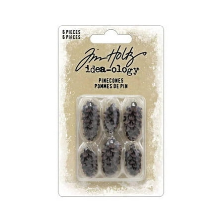 Tim Holtz Idea-Ology Pinecones-6/Pkg