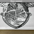 thumbnail image 6 of Ambesonne European Place Mats Set of 4, Italian Rome Heraldry, Standard Size, Black White, 6 of 6