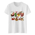 thumbnail image 4 of Ruyang Women Baseball Mom Tshirt Casual Letter Print Tops Tee Funny Baseball Graphic Shirts Mama Letter Print Short Sleeve Tee Tops, 4 of 4
