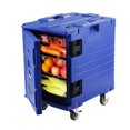 thumbnail image 1 of VEVOR Insulated Food Pan Carrier, 82 Qt Hot Box for Catering, LLDPE Food Box Carrier with One-Piece Buckle, Front Loading Food Warmer with Handles, End Loader with Wheels for Restaurant, Canteen, etc., 1 of 8