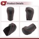 thumbnail image 4 of Cubierta de pomo de cambio de marcha antideslizante Unique Bargains para Mazda CX-5 13-14, protector de manija de cambio de palanca, cuero sintético negro y marrón, 4 of 7
