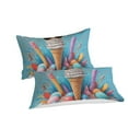 thumbnail image 2 of 3D Ice Cream Printed Comforter Cover Set Children Adult Unique Design Bedding Set Bedroom Decor,California King (98"x104"), 2 of 5