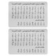 thumbnail image 1 of 2 tableros de alfabeto braille árabe con puntos en relieve, herramienta de aprendizaje para principiantes en braille, ayuda educativa portátil para niños ciegos, para escuelas y uso doméstico., 1 of 7
