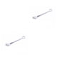 thumbnail image 1 of Yuarrent tenedor de fruta postre ensalada tenedores hogar cocina vajilla acero inoxidable snack cafés herramientas de cocina suministros plata Type1 NO1, 1 of 6