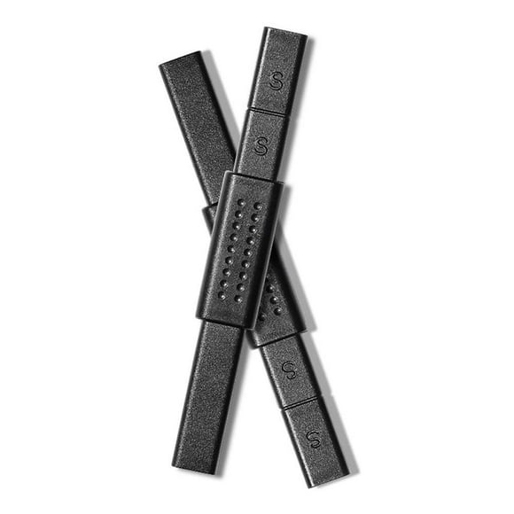 2 Pcs Powerful Cat Eye Glue Magnet Bar Multi-Function S Shape Stripe Pattern Magnet Magnet Black Fancy Nail Polish Dedicated Magnet