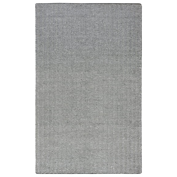 Twist Black 2'6" x 8' Hand Woven Rug- TW2966