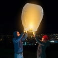 thumbnail image 3 of YiBai Saving 10pcs/20pcs White Chinese Lanterns You Can Use Paper Lanterns To Easily Create A Chinese Or Japanese Style Festive Lanterns For Birthday Party Wedding Decoratio, 3 of 7