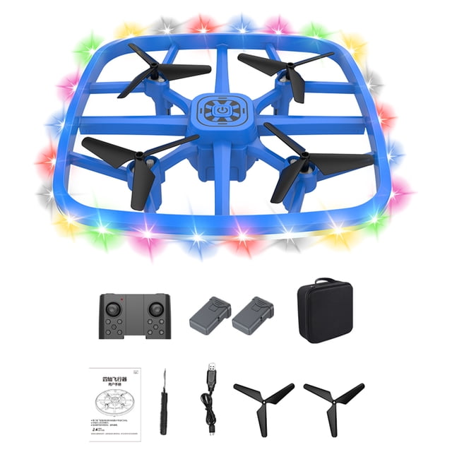 360 voltea pequeños juguetes voladores Mini RC UFO Quadcopter con luz LED 3 velocidades Drone Tmvgtek libre de BPA