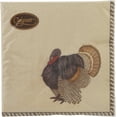 thumbnail image 2 of Fall Thanksgiving Paper Cocktail Napkins 20pk Thomas Turkey, 2 of 2