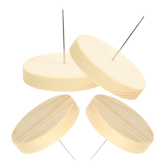 HAMPPLIES 4Pcs Action Figure Holder Round Base Design for Craft Display and Home Use