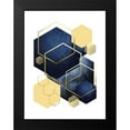 thumbnail image 2 of Lula Bijoux and Company 12x14 Black Modern Framed Museum Art Print Titled - Geometric Greek Odyssey 2, 2 of 5