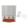 thumbnail image 2 of 3 Grid Cereal Dispenser Dry Food Dispenser Wall Mounted Airtight Dry Food Storage Container Rice Dispenser Kitchen Storage, 2 of 7