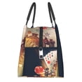 thumbnail image 4 of Vsdgher Poker Chips Print Insulated Reusable Bags with Sturdy Zipper and Handles, Foldable Totes for Hot or Cold Food Bring or Delivery, 4 of 8