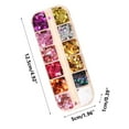 thumbnail image 3 of Fiudx Ofertas flash del día solo en línea Lentejuelas para mejorar las uñas en forma de corazon, 12 cuadrados, color, amor, brillo de uñas, 3 of 7