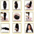 thumbnail image 3 of Peluca peruana de pelo rizado, multicolor (60 caracteres), 3 of 3