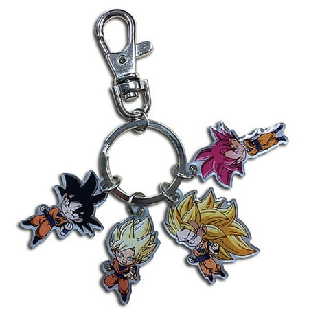 - Dragon Ball Z Dragon Ball Super SD Goku Forms Metal Keychain