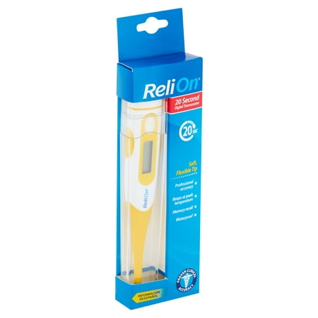 ReliOn 20 Second Digital Thermometer (Best Digital Oral Thermometer)