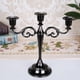 thumbnail image 2 of Candebro de Aleación de Estilo Europeo de 3/5 Ves, Candebro de 10,63 Pulgadas de Alto, Candebro para s de Boda, Soporte para Ves, Negr 3 brazos Baoblaze Candelabro Candelabro, 2 of 8