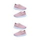 thumbnail image 4 of Guardurnaity Zapatillas planas de malla, zapatos con cristales ostentosos, zapatillas deportivas informales, parte inferior transpirable para correr Rosa treinta y nueve 2piezas, 4 of 6
