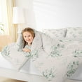 thumbnail image 4 of jejeloiu Retro Rustic Flower Full Size Comforter Sets,Vintage Floral Bedding Comforter Set,Green Gray Bedding Sets For Adult,Breathable Home Decor Reversible,3 Pieces, 4 of 8