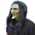 thumbnail image 6 of XMMSWDLA Contemporary Traditional Old Woman Witch Mask Halloween Multicolor Natural Latex Decoration, 6 of 9