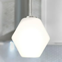 Luxury Mid Century Modern Pendant, Brushed Nickel, UHP4522