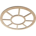 thumbnail image 2 of Ekena Millwork 22"OD x 8"ID x 1/4"T Grace Wood Fretwork Pierced Ceiling Medallion, Alder, 2 of 3